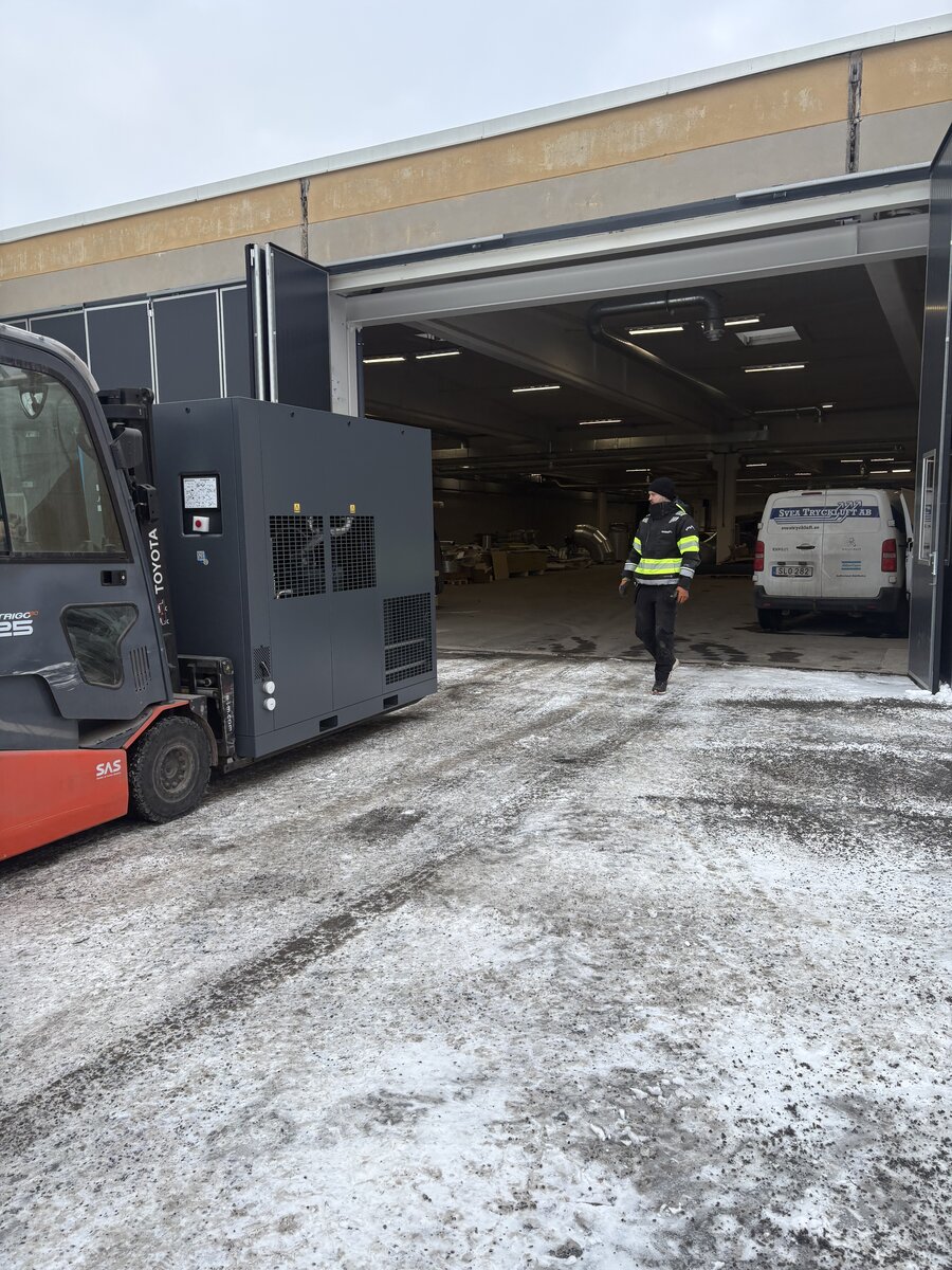 Flytt av GA75 VSD⁺ till ny anläggning